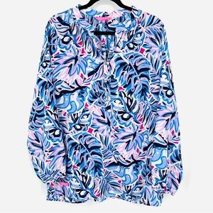 Simply Southern XL Popover Blouse